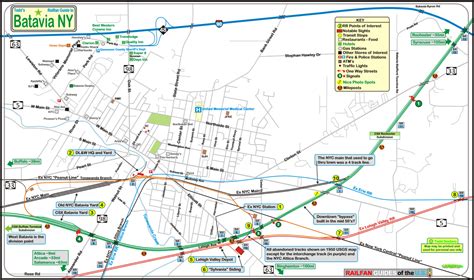 batavia new york city mapping.